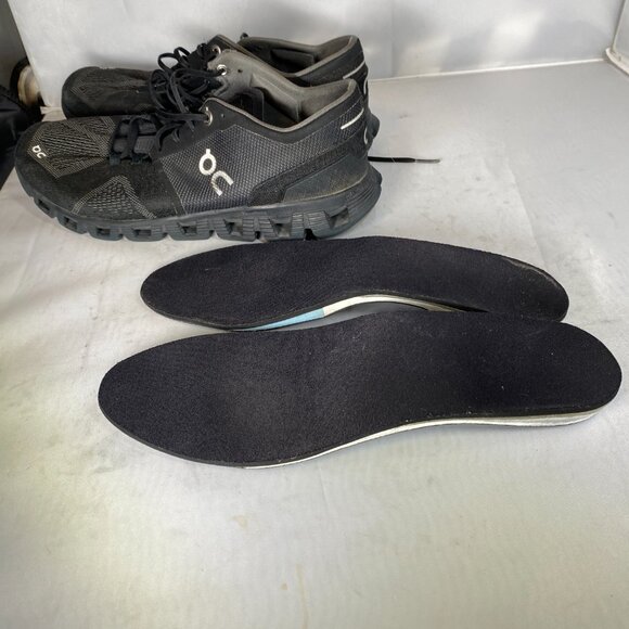 On Running Black Athletic Cloud X, Black/Asphalt  M9 - Picture 6 of 8